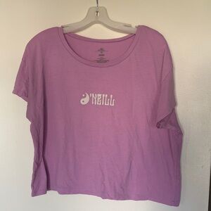 O'Neill Women's Lavender Short Sleeve Tee